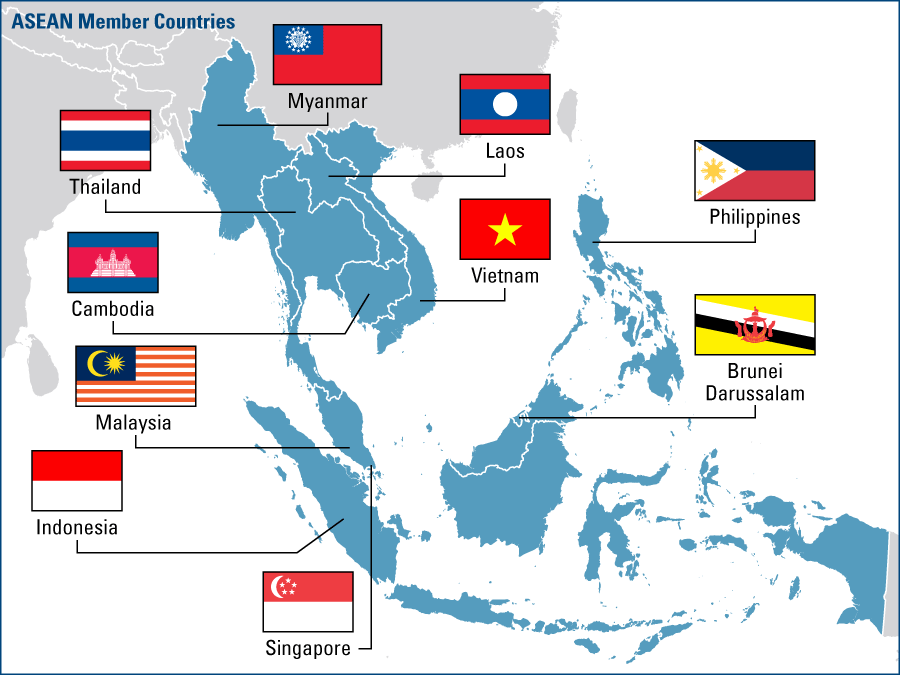 peta asia tenggara